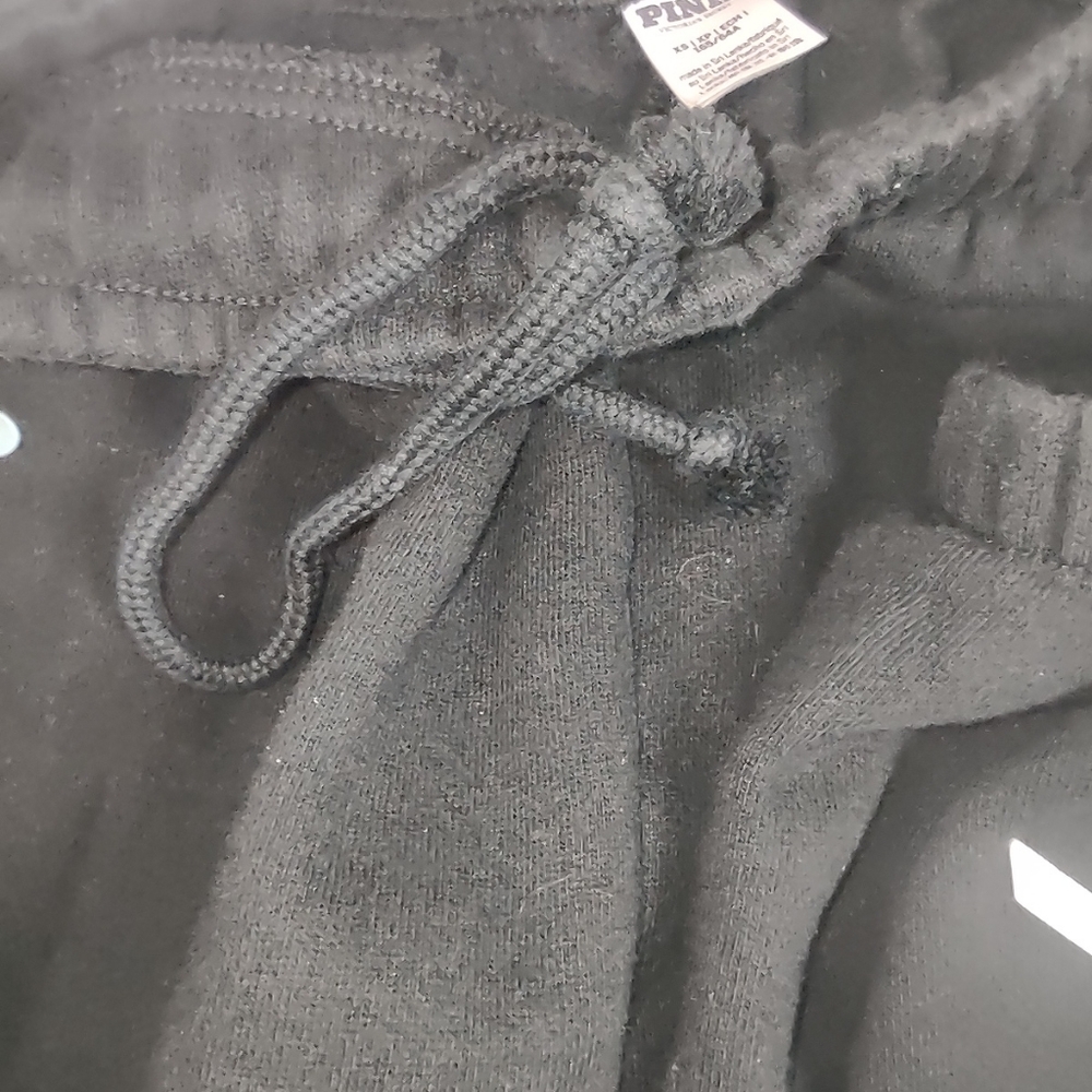 Xs. PINK Victoria's Secret Charcoal Drawstring Joggers - Picture 5 of 7